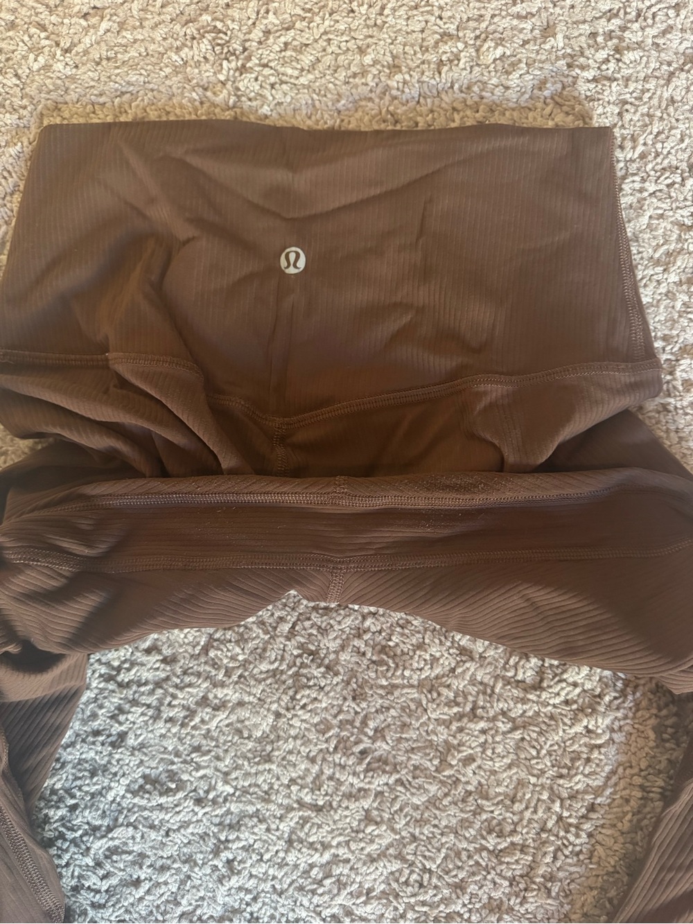 Lululemon Size 6 High Rise Ribbed Align Pants - Picture 4 of 5